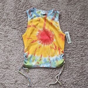 Colorful Tie-Dye Tank Top